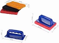 Vista 2 de Plancha de 9 piezas, kit de limpieza de plancha, cepillo de parrilla para parrilla al aire libre, kit de limpieza de parrilla Blackstone, cepillo