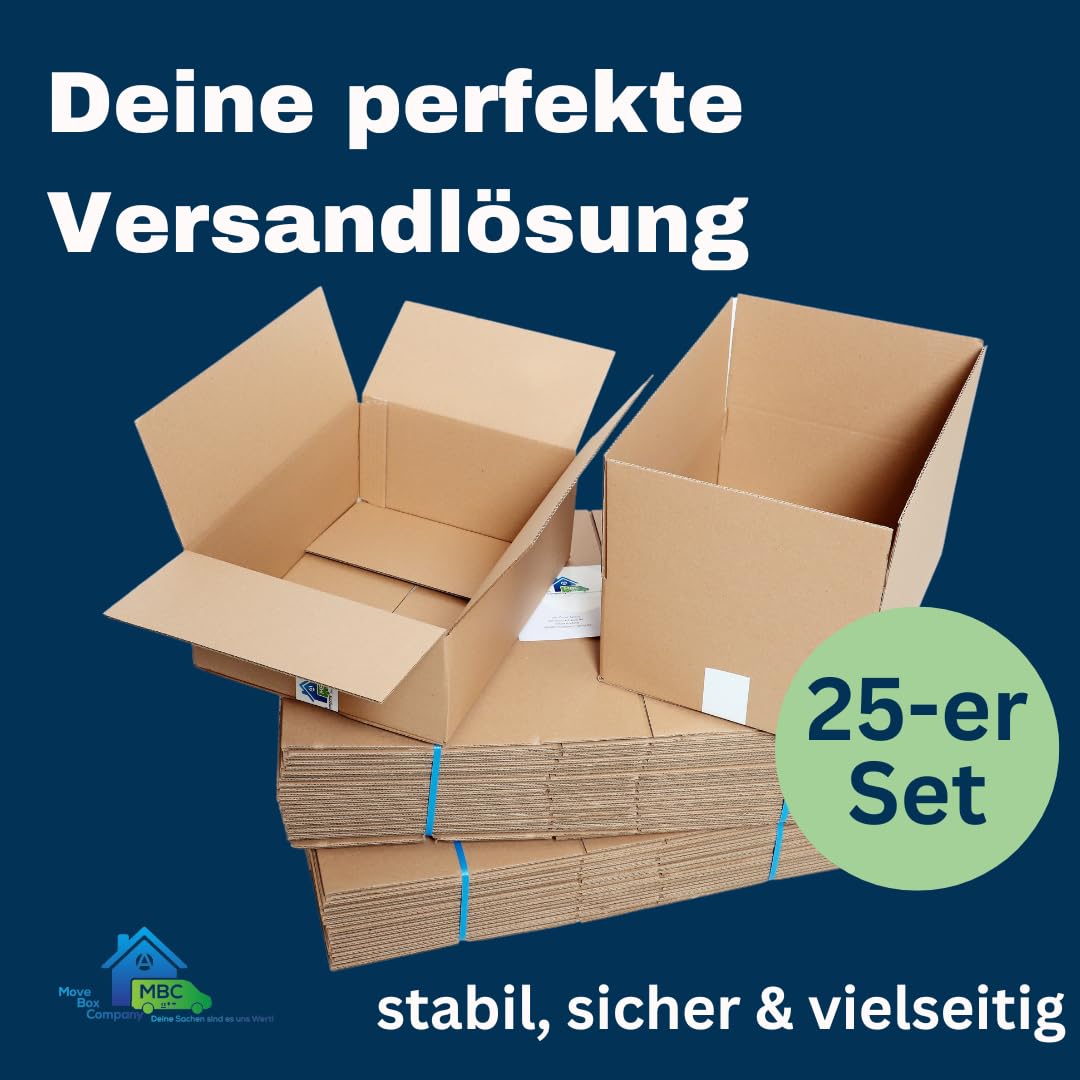 MBC Verzenddozen, opvouwbaar, 40 x 30 x 15 cm, bruin, stabiel en robuust, recyclebaar, verzenddozen, DHL, verpakkingsdoos voor veilig transport