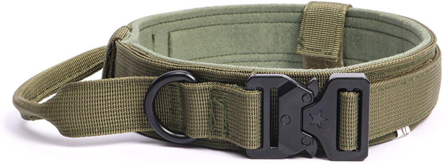 Collar para Perro, con Mango Resistente y fácil Control for Perros medianos Grandes(Pink,Medium)