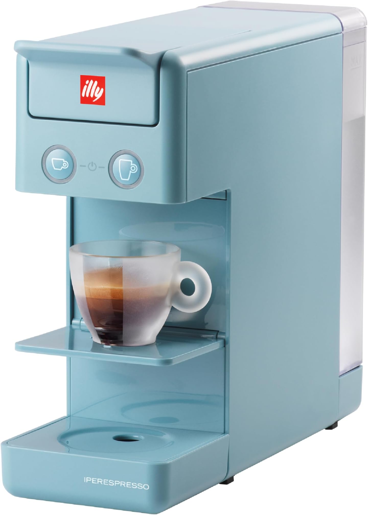 illyY3.3 Espresso Machine, Single Serve Coffee Machine for IperEspresso Capsules, Single Cup Espresso Maker (Amalfi Blue)