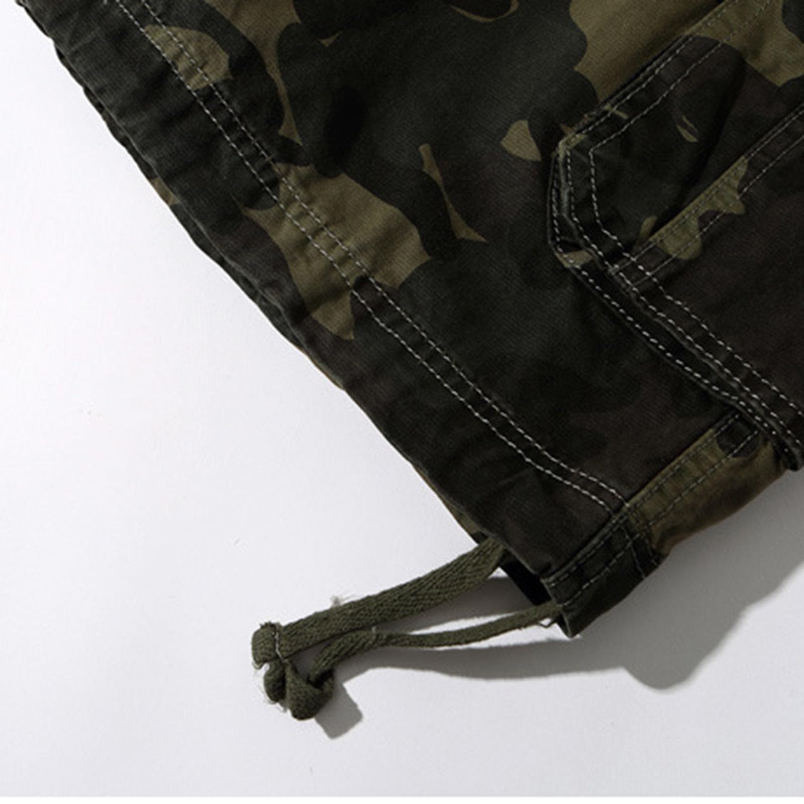 Short Cargo Homme en Coton, Short Travail Leger Pantacourt Jeans Homme Salopette Short Ceinture Elastique Bermuda Chino Shorts Respirant Pantalon Court Tactique Short De Surf D'été Confortable