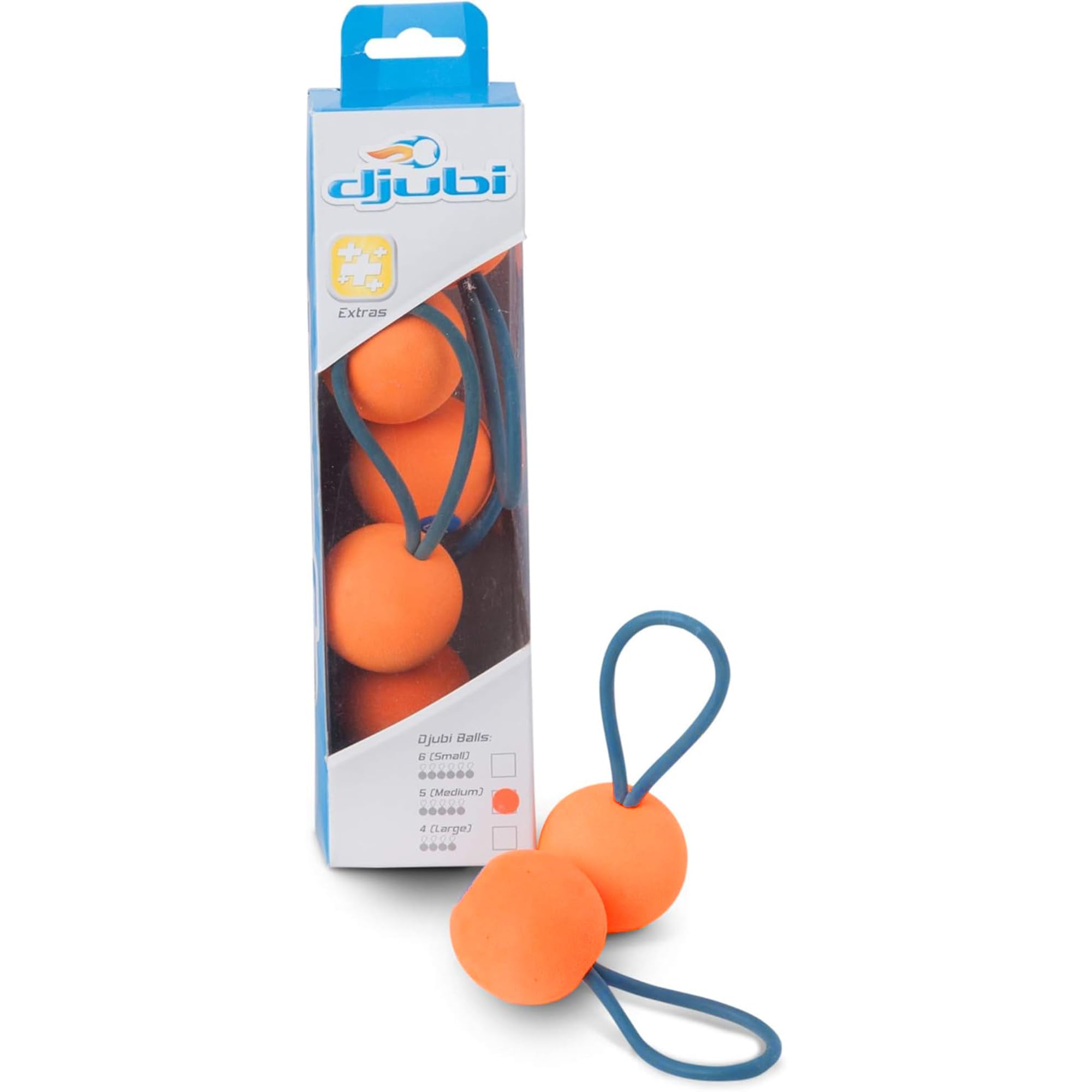 Blue Orange Djubi Ball Refill-Medium, Orange