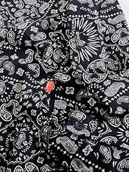 COOK MAN デリバリージャケット XL &シェフパンツ L ペイズリー 黒 Cookman クックマン シェフパンツ Chef pants 公式 ショップ 南