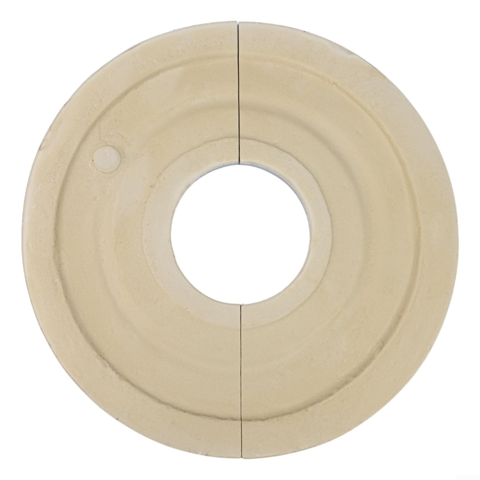 Medaglione rotondo da soffitto da 30,5 cm per ventilatore a soffitto e lampadari, piastra di copertura decorativa in PU modellata divisa, copertura bianca impermeabile per rosone da soffitto