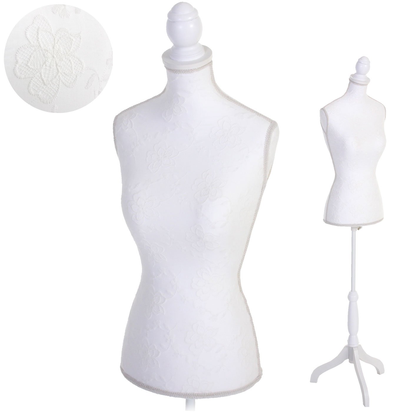 Torso vrouw piepschuim 35x17,5cm - Hegro Wolvega