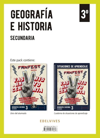 Geografía e Historia 3.º ESO + Cuaderno Situaciones de Aprendizaje Fan