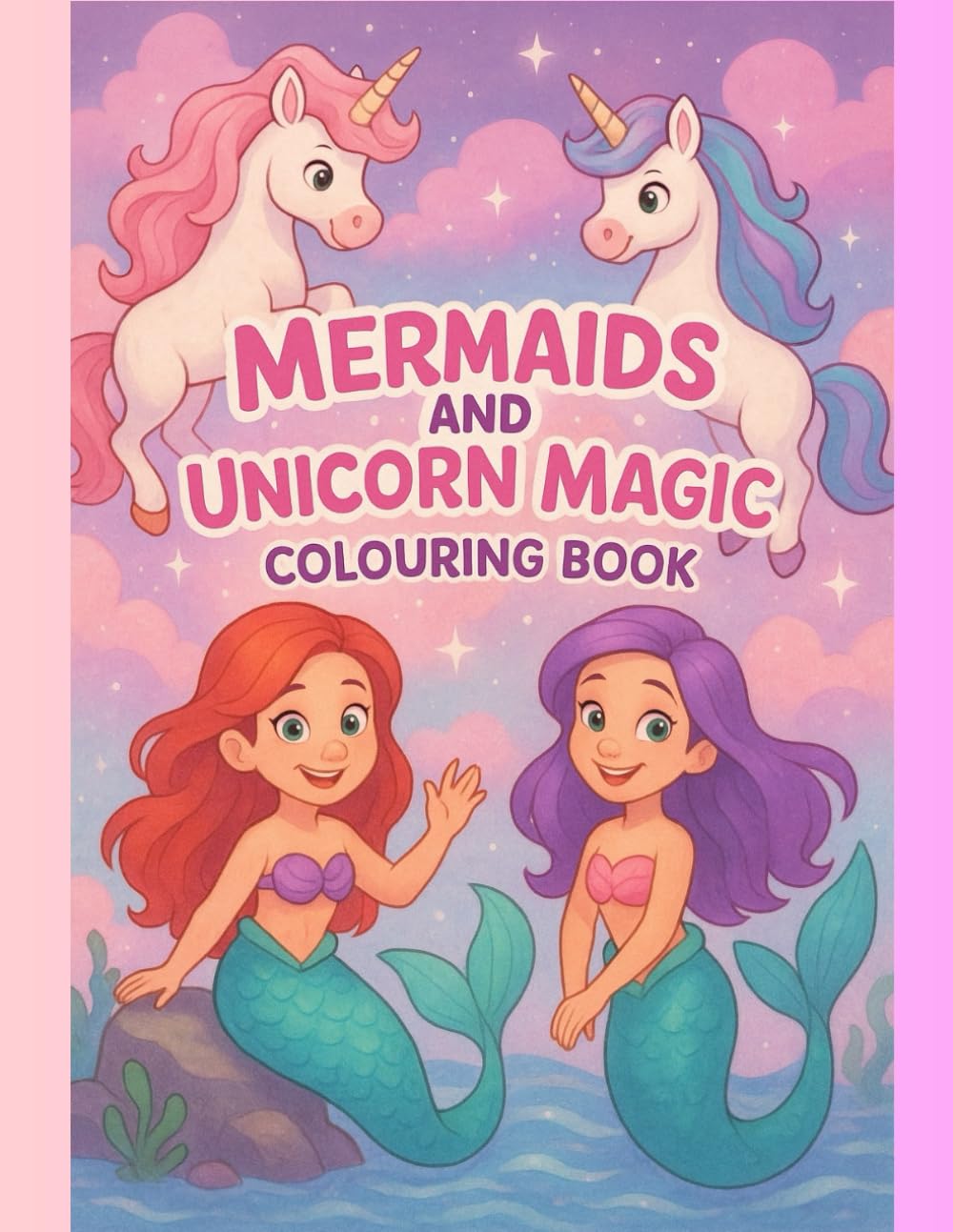 Mermaids & Unicorn Magic Colouring Book: Dream, Colour, Create!