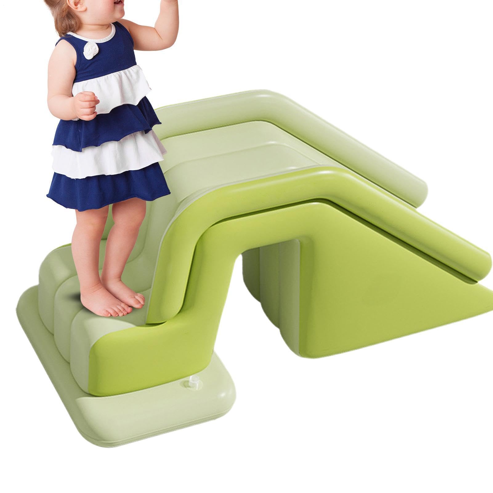 Scivolo Gonfiabile Rampa Montaggio Familiare Antiscivolo Bambini Ragazzi | Scivolo Gonfiabile da Piscina per Bambini Giardino Spiaggia Acquatico Feste Estive Compleanni Ca