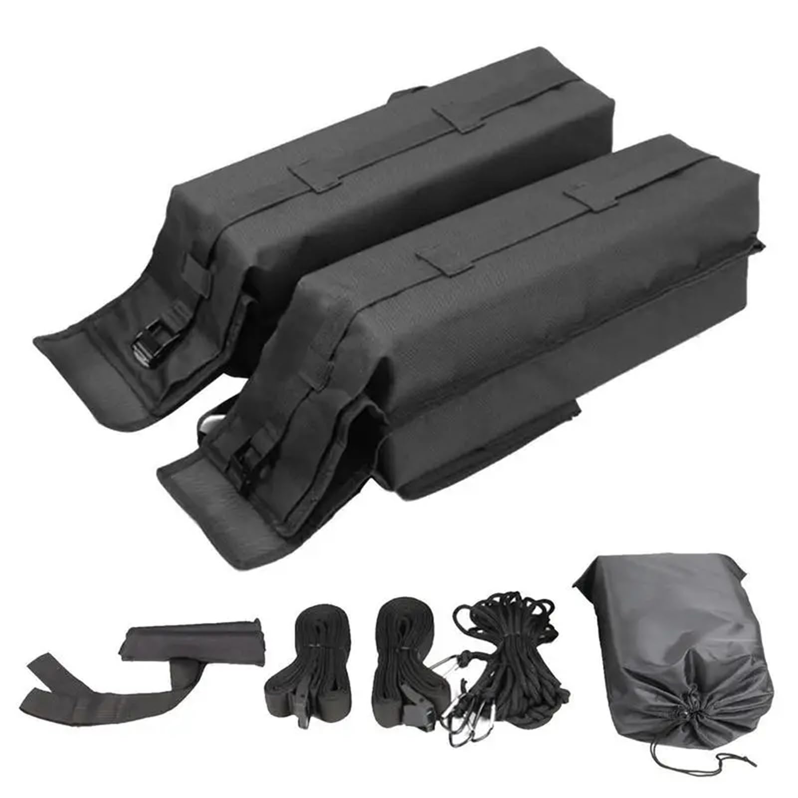 Universal Car Roof Rack Crossbar Protection Pad Fit Luggage Soft Roof Top Rails Replacement for Auto Cars Anti-Vibration