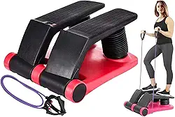 Máquina De Ginástica Para Alpinista De Passo, Máquina De Passo Para Alpinista De Escada De Ar, Máquina De Alpinista De Passo Para Treinamento Cardiovascular Faixas De Resistência Para Máquina