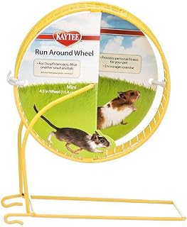 Kaytee Run-Around Exercise Wheel, Mini, 4.5", Colors Vary