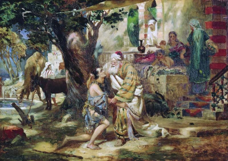 Impression d'affiches le fils prodigue Siemiradzki pour habiller un grand mur vide 60x90cm