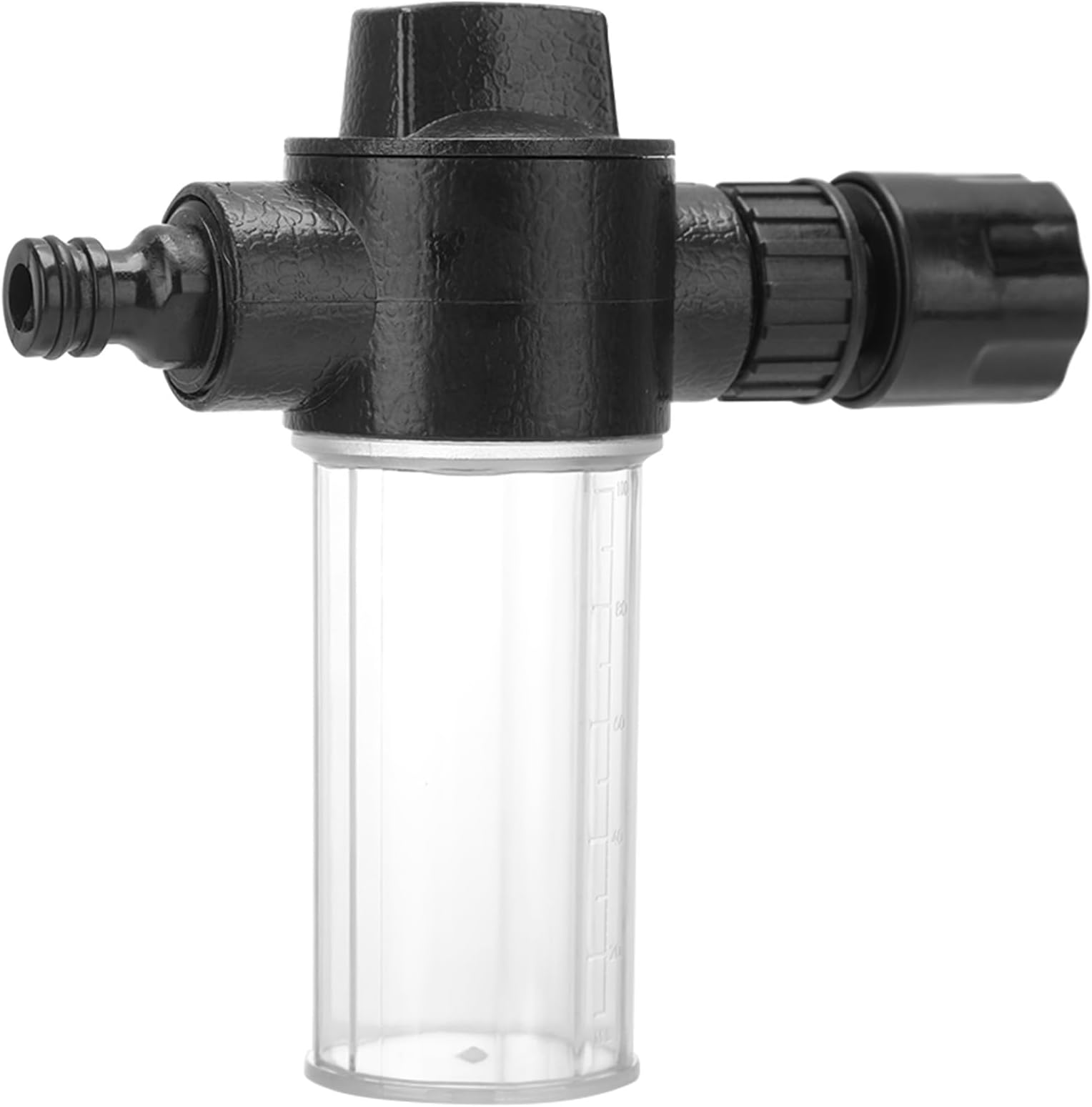 Adjustable Garden Hose Foam Water Sprayer High Pressure Water Gun with Jet Pot Soap Dispenser Nozzle Multi-Purpose Tool for Car Wash, Pet Shower, Lawn & Plant Watering Window Watering Cleaning