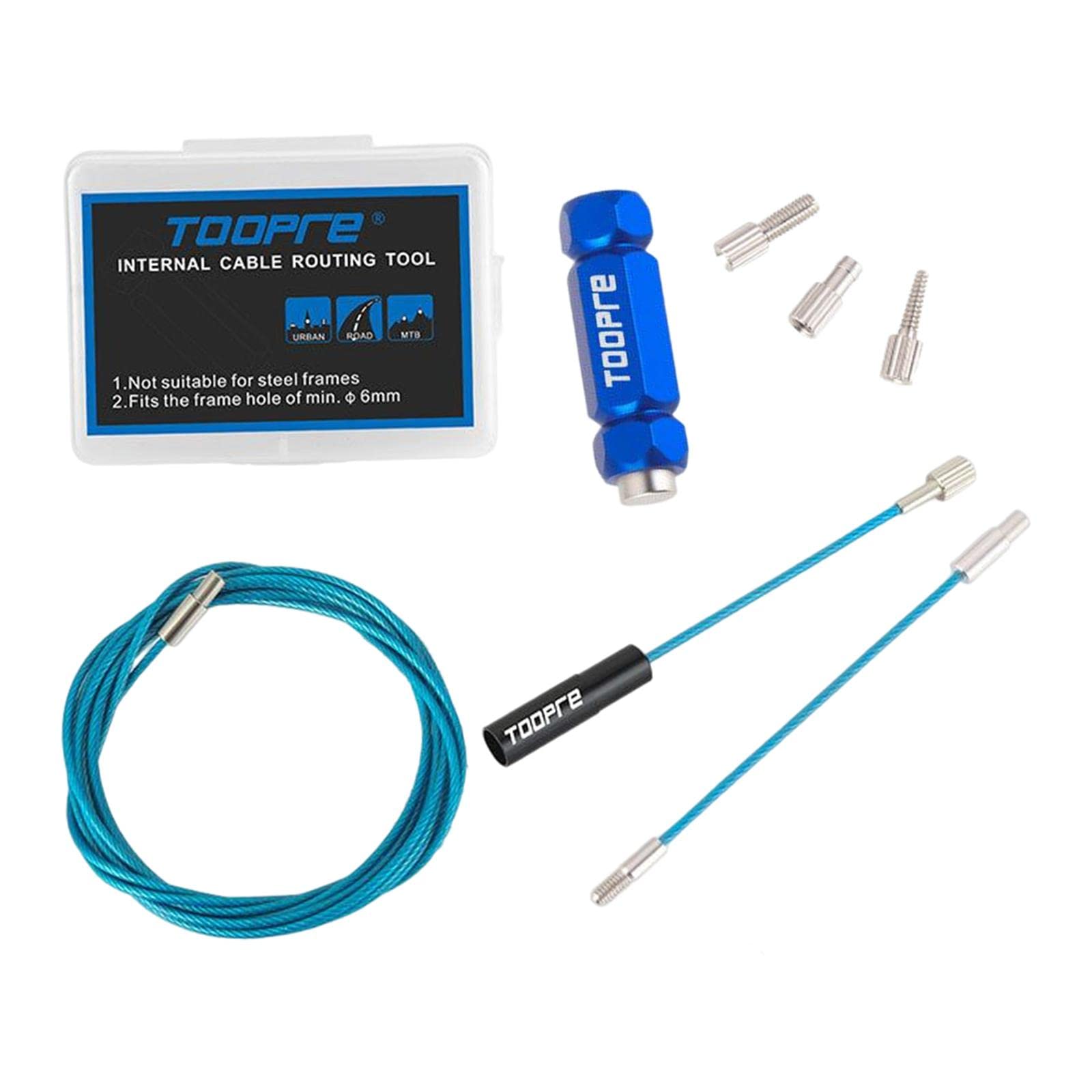 Kit De Guidage De Câble Interne Perfeclan – Alliage Aluminium, Câble 170 Cm – Pour Cadre Carbone, Titane Ou Alu – Idéal Pour Remplacement
