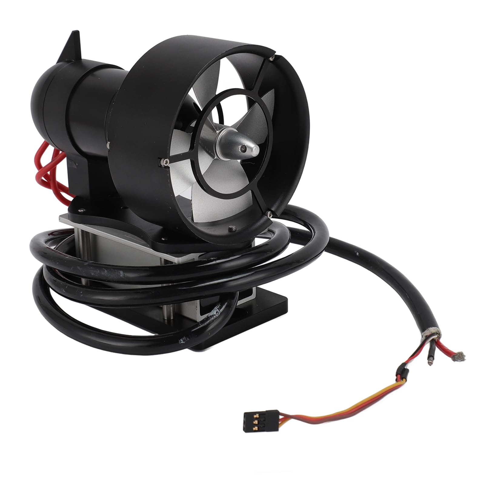 Tbest Underwater Thruster, Brushless Motor, Aluminum Alloy Construction, ROV Motor, 4 Blades, Lightweight Design, 12-25.2V, CCW for Underwater Robots, ROV, Subsea Exploration, Underwater Drone