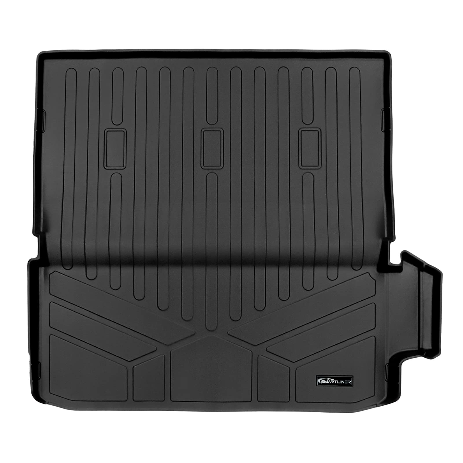 Photo 1 of SMARTLINER Custom Fit All Weather Protection Black Cargo Liner Mat Compatible with 2019-2023 Subaru Ascent