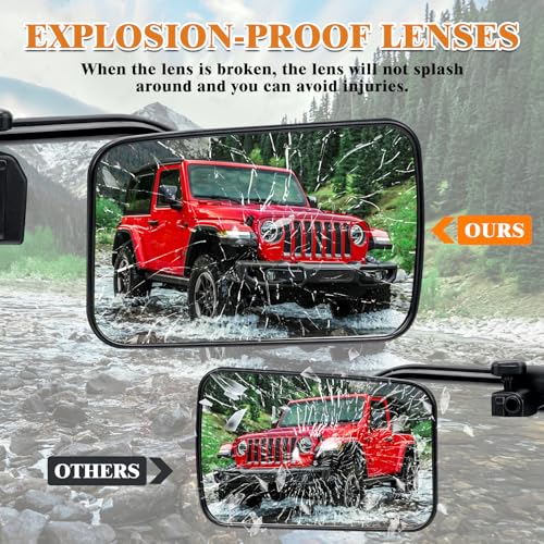 Clamp On Universal Mirror Extenders - Towing Mirror For Truck Vehicle Car Trailer Accessories, Type 3 - Image 4