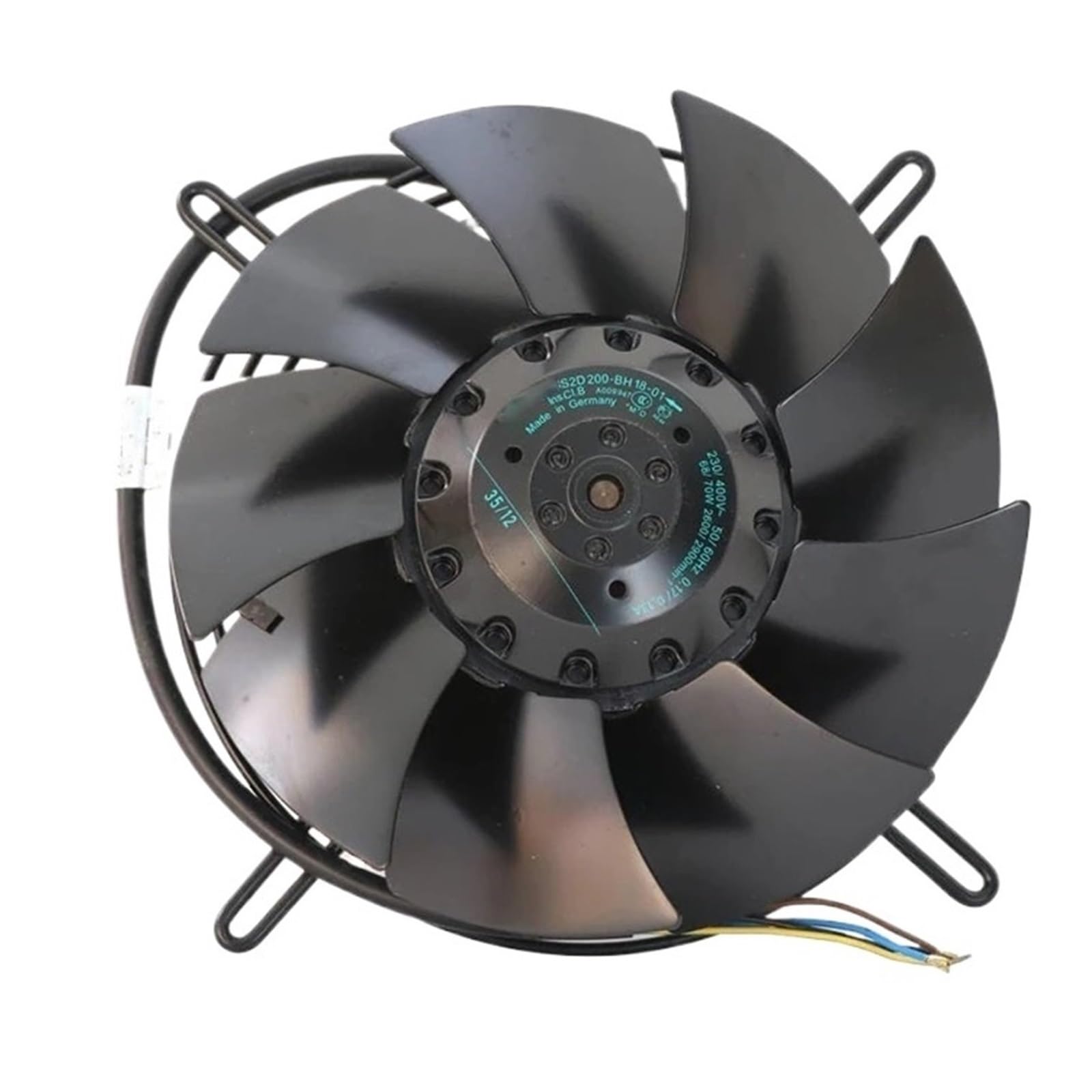 FSBNMNXPQ S2D200-AH18-01 230/400V 50/60Hz 0.17/0.13A Fan