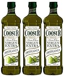 Coosur Aceite de Oliva Virgen Extra Hojiblanca 1L - [Pack de 3]