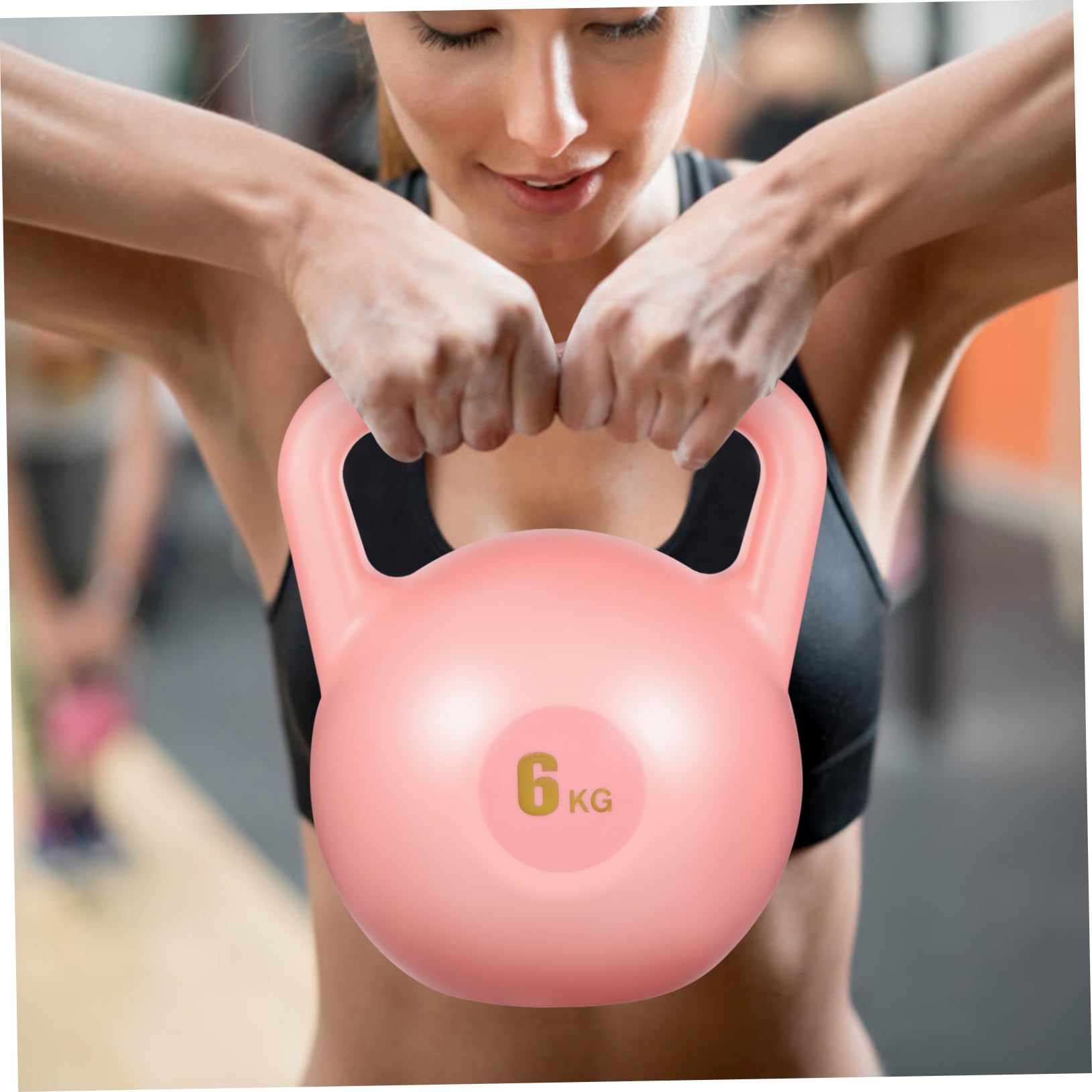 KOMBIUDA Wasser Kettlebell Satz Weich 6 Kg Pe Material Rutschfest Kettlebell Hantel Krafttraining Unterwegs Fitnessgerät Zuhause