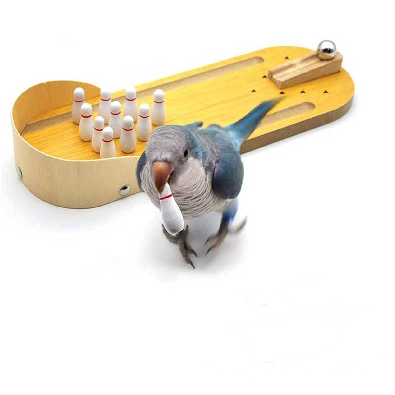 Set 4 Giocattoli Per Pappagalli - Giochi Intelligenza Per Cocorite, Calopsite E Pappagallini - Foto 10