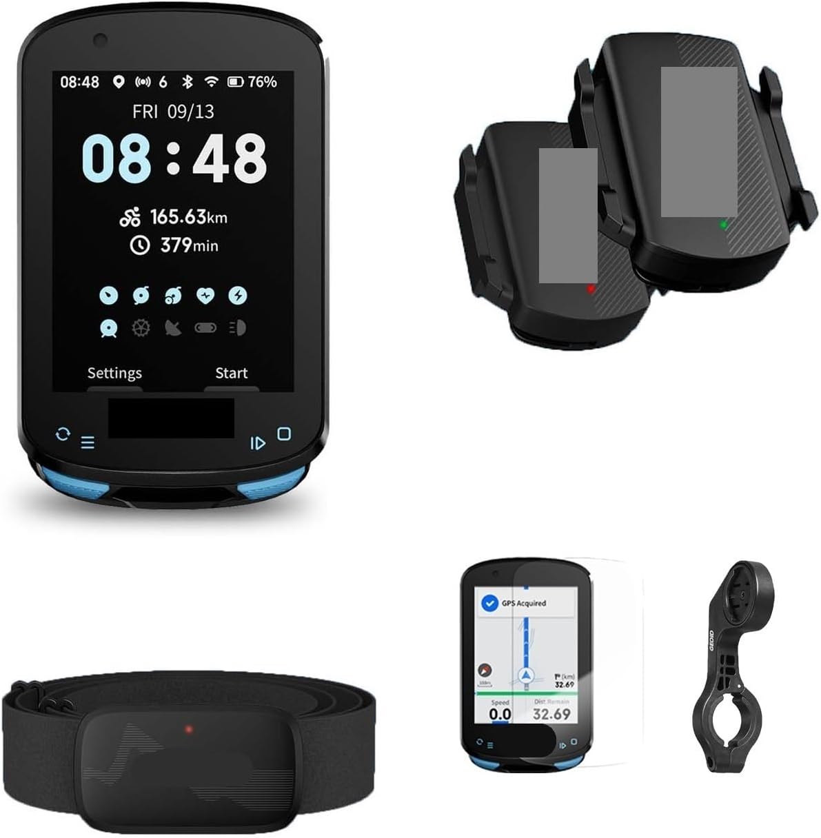 GEOID CC600 Bike Computer Wireless Fit for Smart Navigation Bike Speedometer Automatical WiFi ANT Odometer IPX7