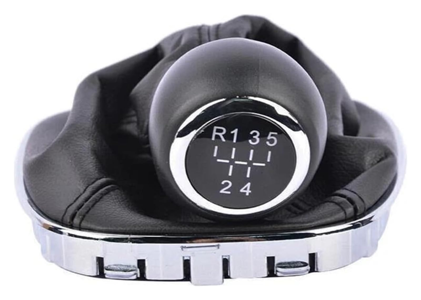 UTONGMU Manual Gear Shift Knob for Opel for Vauxhall for Corsa D S07 E X15 Hatchback Van 5 6 Speed Manual Car Gear Shift Knob Gaitor Boot Cover(5-Speed)