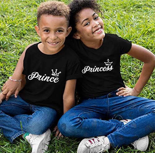 Image of Hangout Hub Sibling Tshirts Prince Princess Set 2