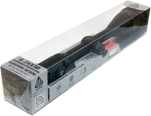 Miniatura 9 de UTG 6-24X50 1" Hunter Scope, AO, 36 colores Mil-punto, con anillos