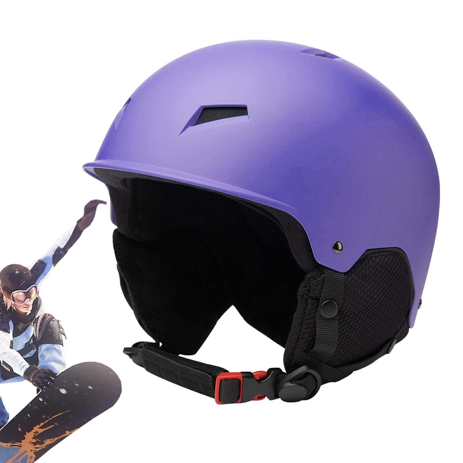 Elmetto da snowboard, cappello di sicurezza per lo sci,Cappello di | sicurezza antiurto per protezione da snowboard | Cappello protettivo portatile Cappello di sicurezza multiuso traspirante per