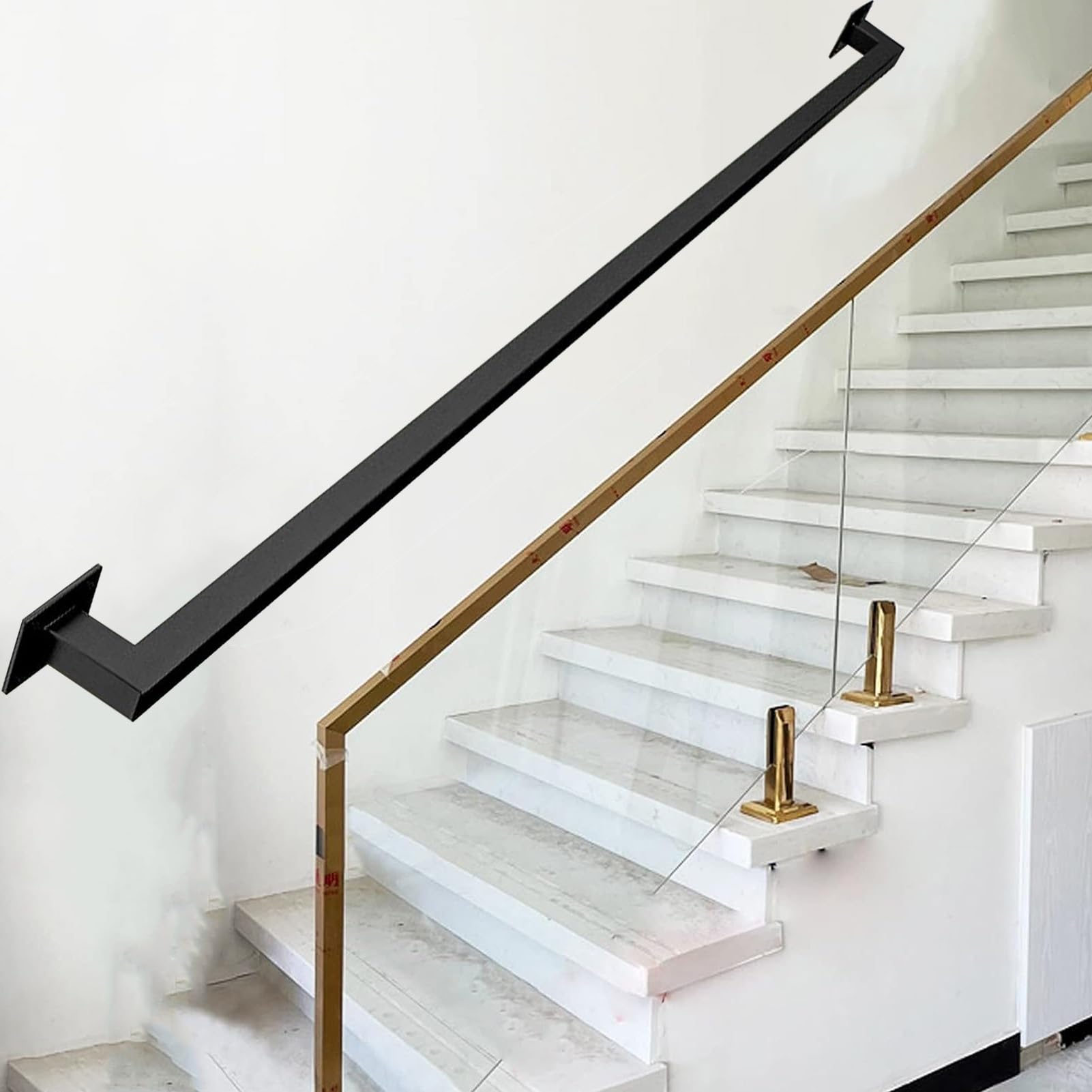 Barre d'appui de bain pour éviter les chutes en escalier intérieur ou extérieur