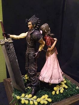 Amazon.co.jp: 改修リペイント ザックス＆エアリス ジオラマフィギュア