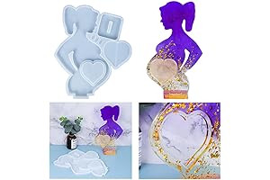 Dofaxgo Photo Frame Women Resin Silicone Mold