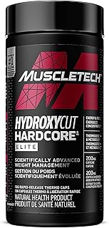 Muscletech Weight Loss Pills for Women and Men, Muscle Hydroxycut Hardcore Elite, Weight Loss Supplement Pills, Energy Pills, Metabolism Booster for Weight Loss, Weightloss and Energy Supplements, 136 Pills (Pack of 1)