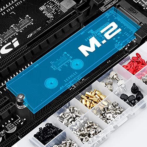 330 PCS Personal Computer Screw Standoffs Set Kit,PC Computer Screws Standoffs Set, PC Screws Set Accessories for Mainboard, Housing, Hard Drive, with Mini Screwdriver and Brush