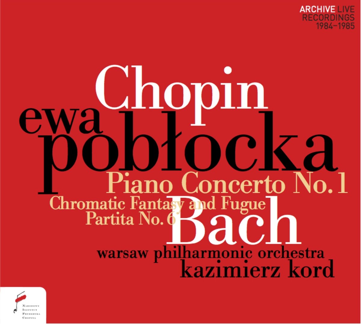 Chopin: Piano Concerto No.1; Bach: Chromatic Fantasy and Fugue