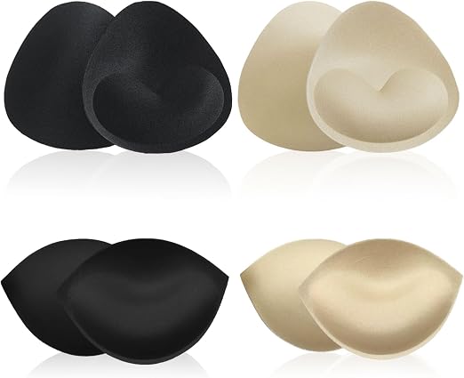 3 Paires De Coussinets De Soutien-gorge UILYNIU - Amovibles Et Triangulaires Couleur Peau