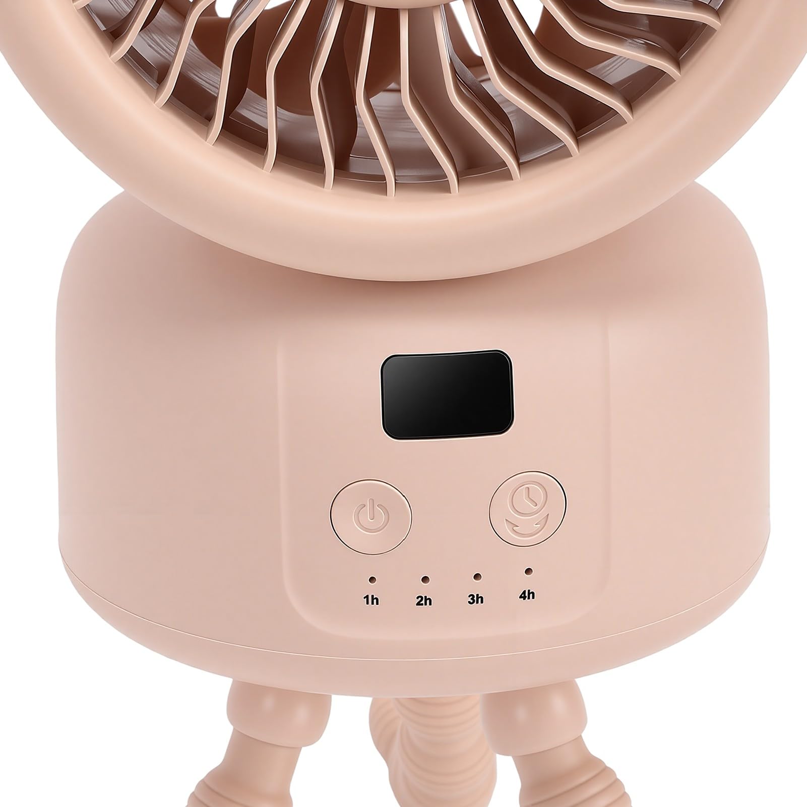 SUNGOOYUE Ventilatore Portatile a Clip, Ventilatori Per Passeggino Oscillazione Timer da 5 a 14 Ore Raffreddamento Piccolo Ventilatore da Scrivania con 9000Mah Per Passeggino Tapis Roulant Auto
