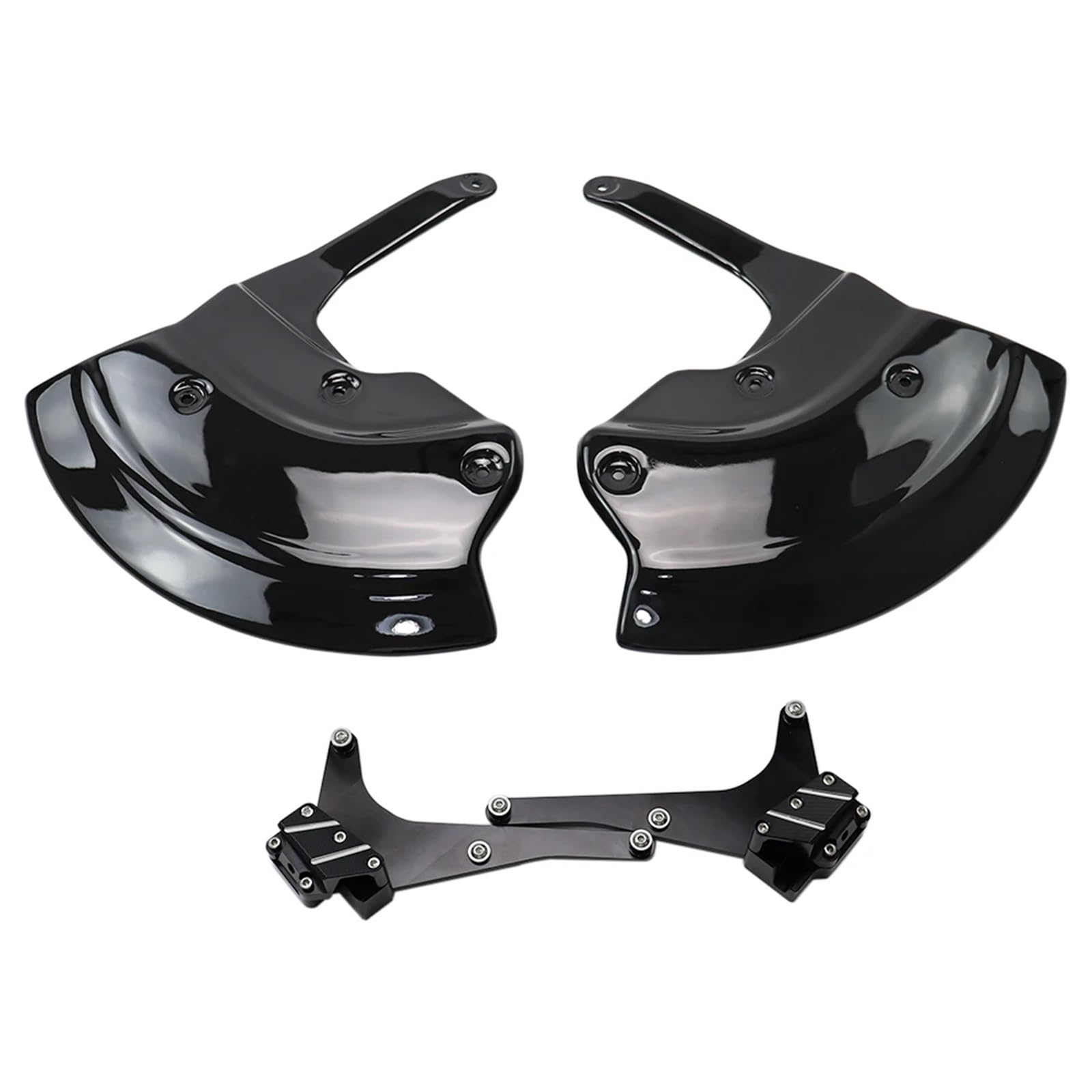 Front Disc Cooling Air Ducts Front Brake Caliper Cover Trim Fit For BMW S1000RR M1000RR S1000XR M1000XR S1000R S1000 R/RR/XR 2019-2024(Bright black)