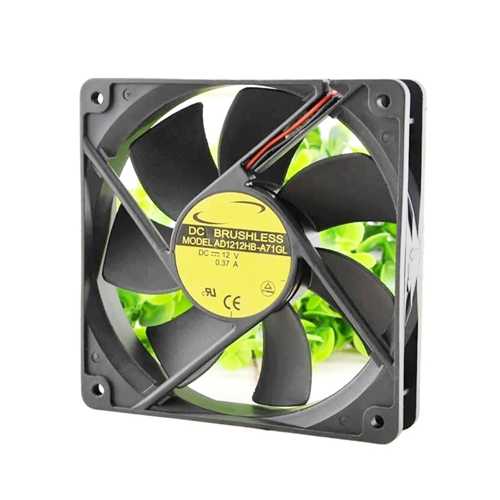 YLPWKMVZ Server Cooling Fan 12VDC 0.37A AD1212HB-A71GL 120 * 120 * 25MM Silent Cooling Fan