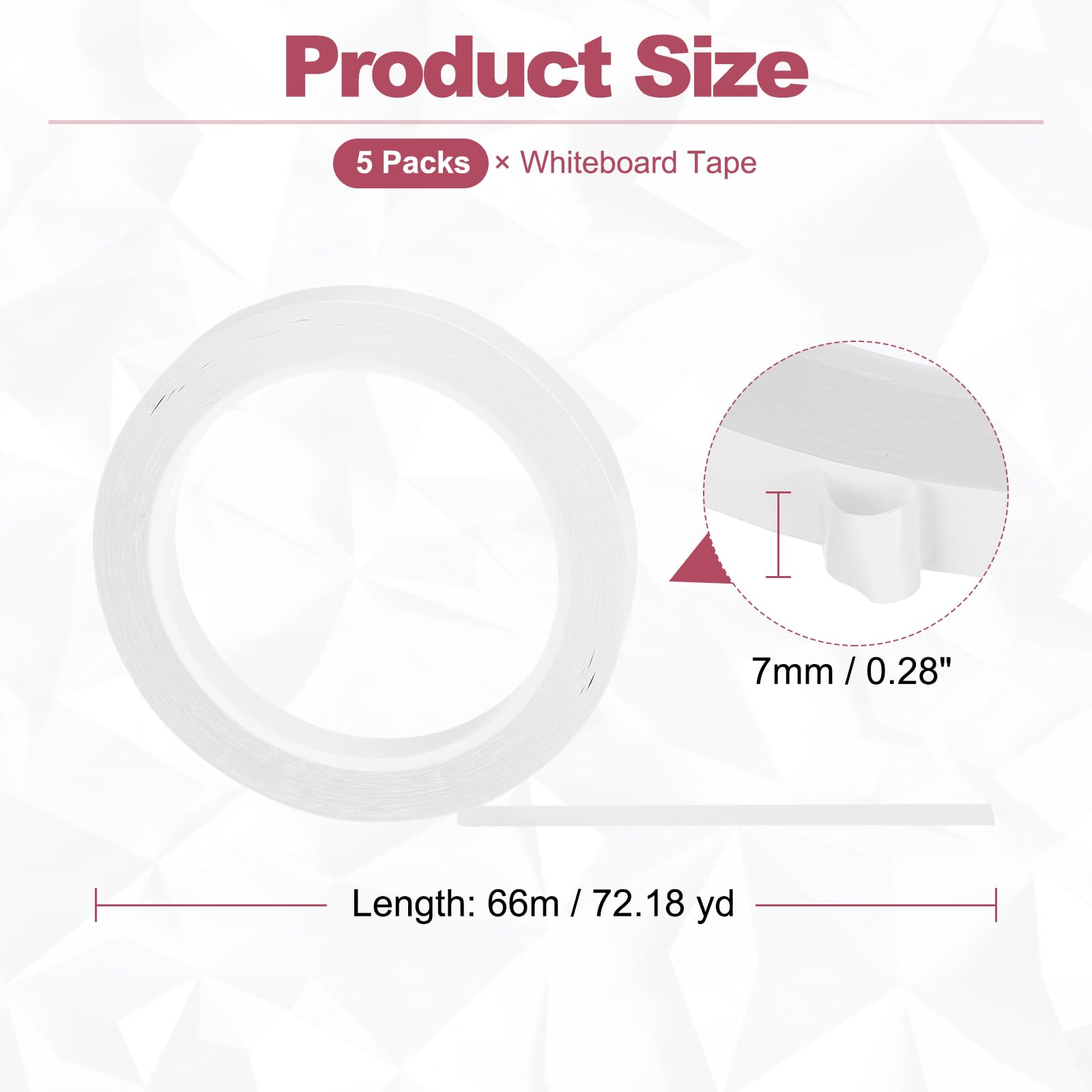 PATIKIL 5 Pack Whiteboard Tape - Image 2