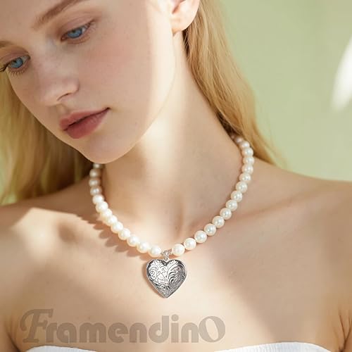 Miniatura 2 de Framendino, Colgantes con marco de fotos de corazón para hacer joyas