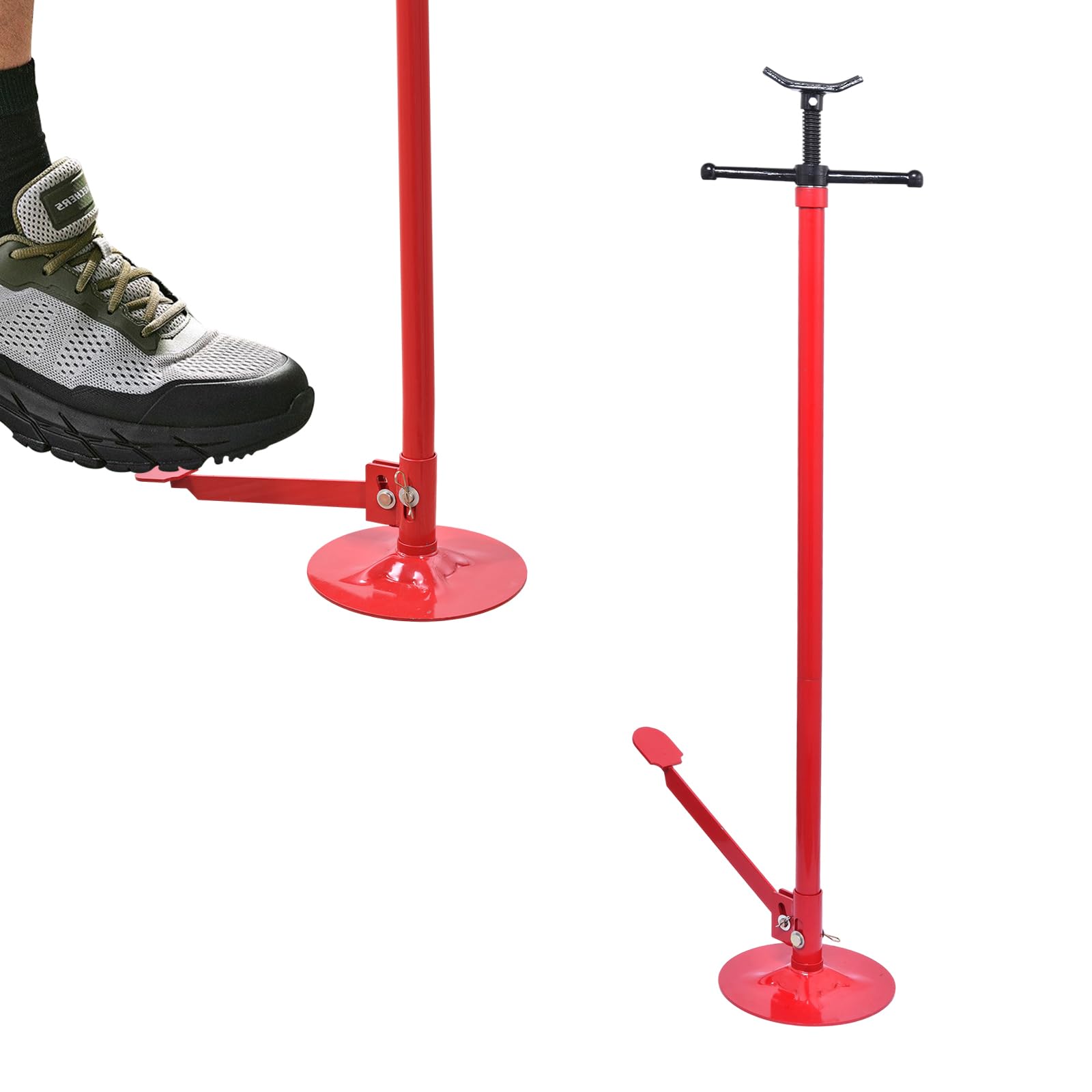 Gato De Transmisión Gato Hidráulico para Motor De 700 KG, Gatos De Transmisión Hidráulico con Pedal para Automóviles, Vehículos Todoterreno Y Camiones, Furgoneta Altura De Elevación De 133,5-200 Cm