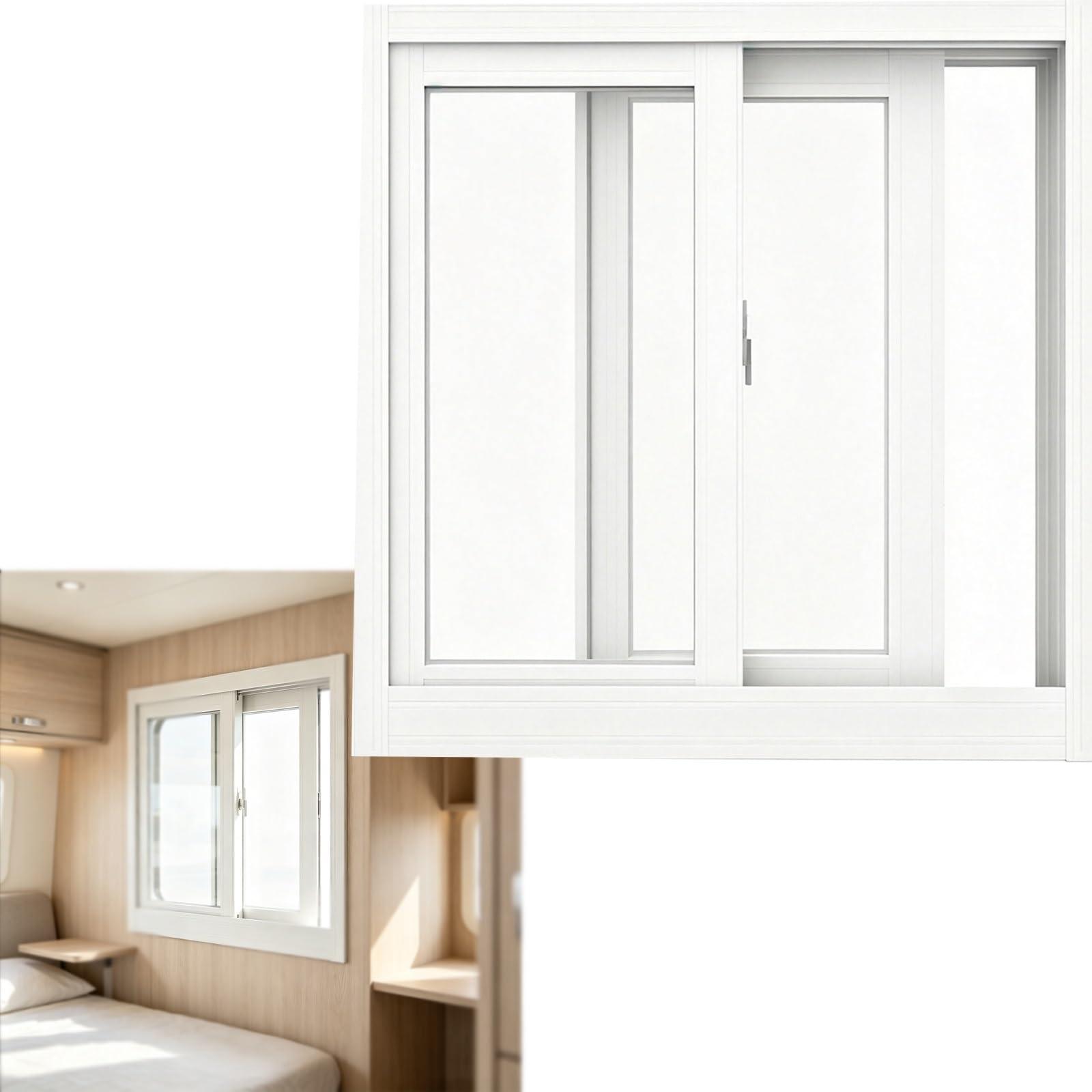 58x50cm,60x20cm,Ventana De Reemplazo De Cobertizo,Ventana Deslizante