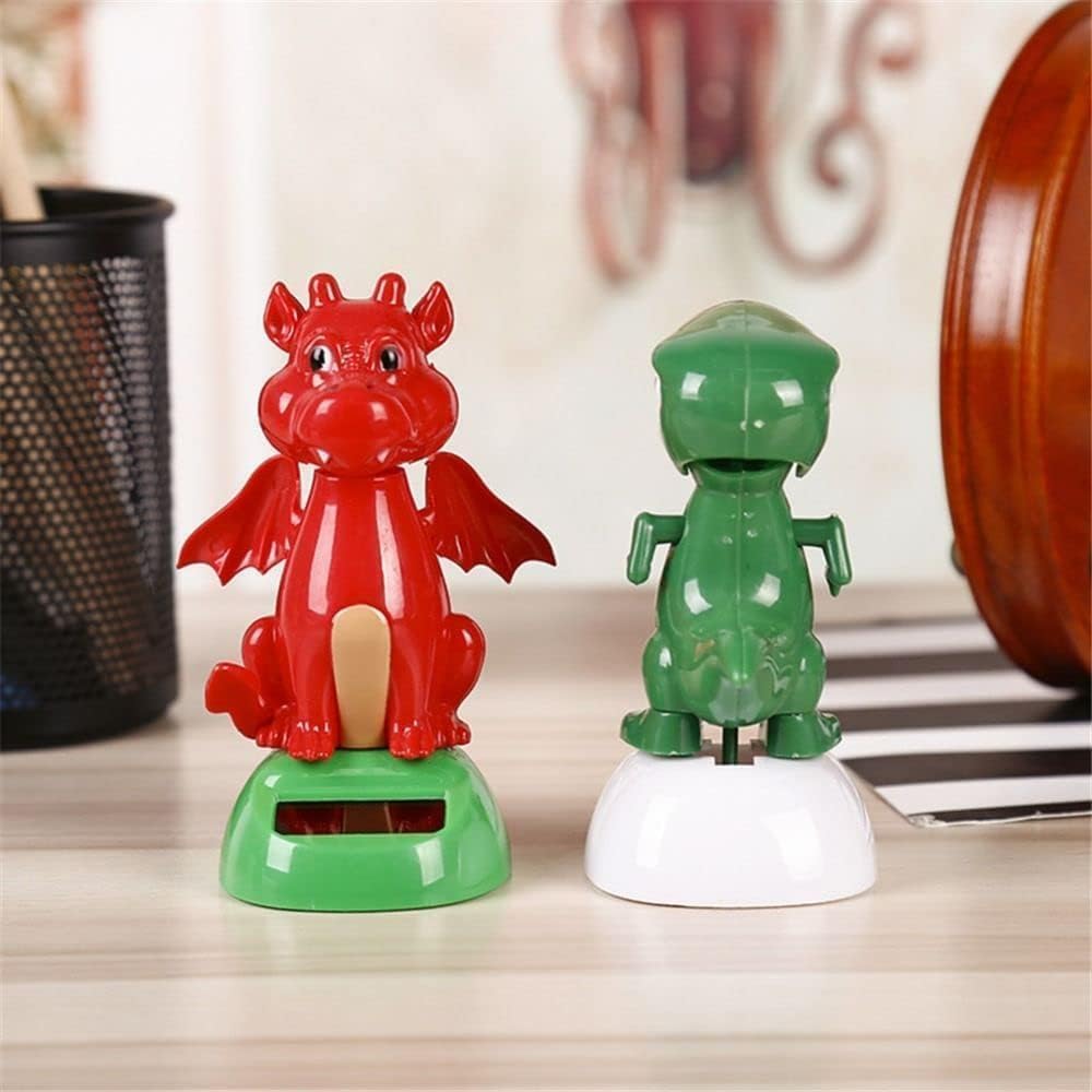 Figurines Solaires Dansantes – Dinosaures Pour Tableau De Bord – Énergie Solaire – Abs – Cadeau Original
