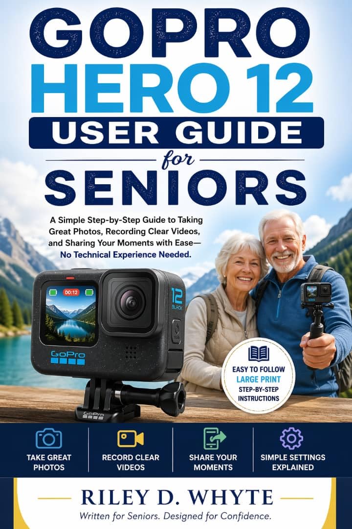 Livre GoPro Hero 12 séniors : partagez vos plus beaux moments de vie en toute simplicité