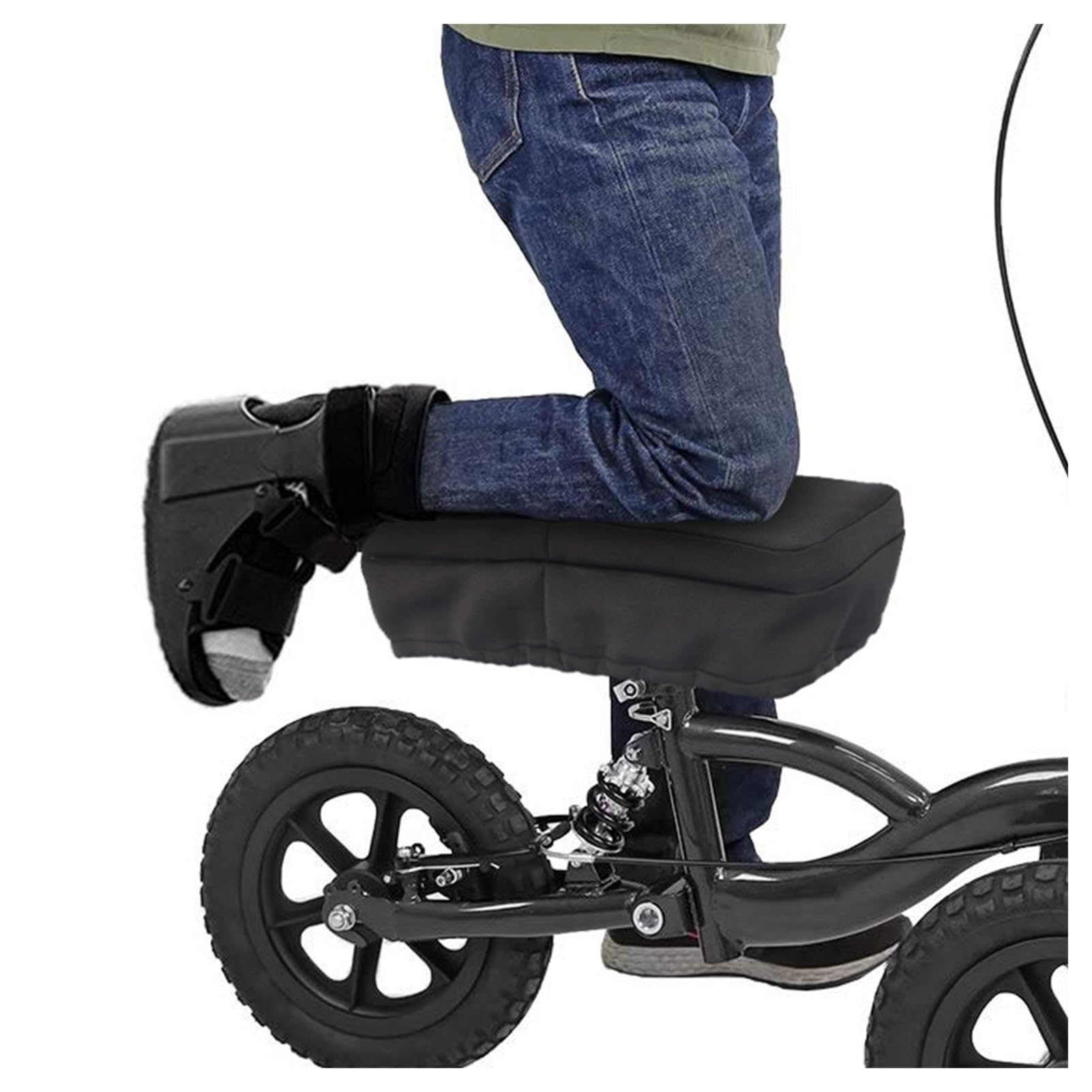 NICENEEDED Knee Scooter Pad Cover, Soft and Comfortable Knee Scooter Cushion, Machine Washable Cloth Cover Knee Scooter Accessories Fits Any Knee Scooter for Adults