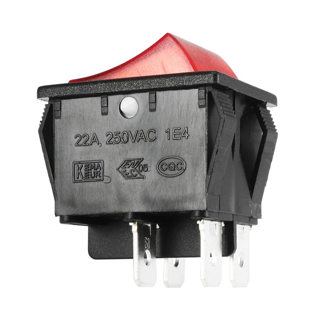 Amazon.com: uxcell Red Illuminated Light On/Off DPST Boat