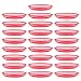 Yardwe 32Pcs Retro Style Fast Food Cesto Ovale in Plastica Ristorante Cestino del Pane Patatine Fritte Vassoio Piatto per Il Partito Picnic Barbecue