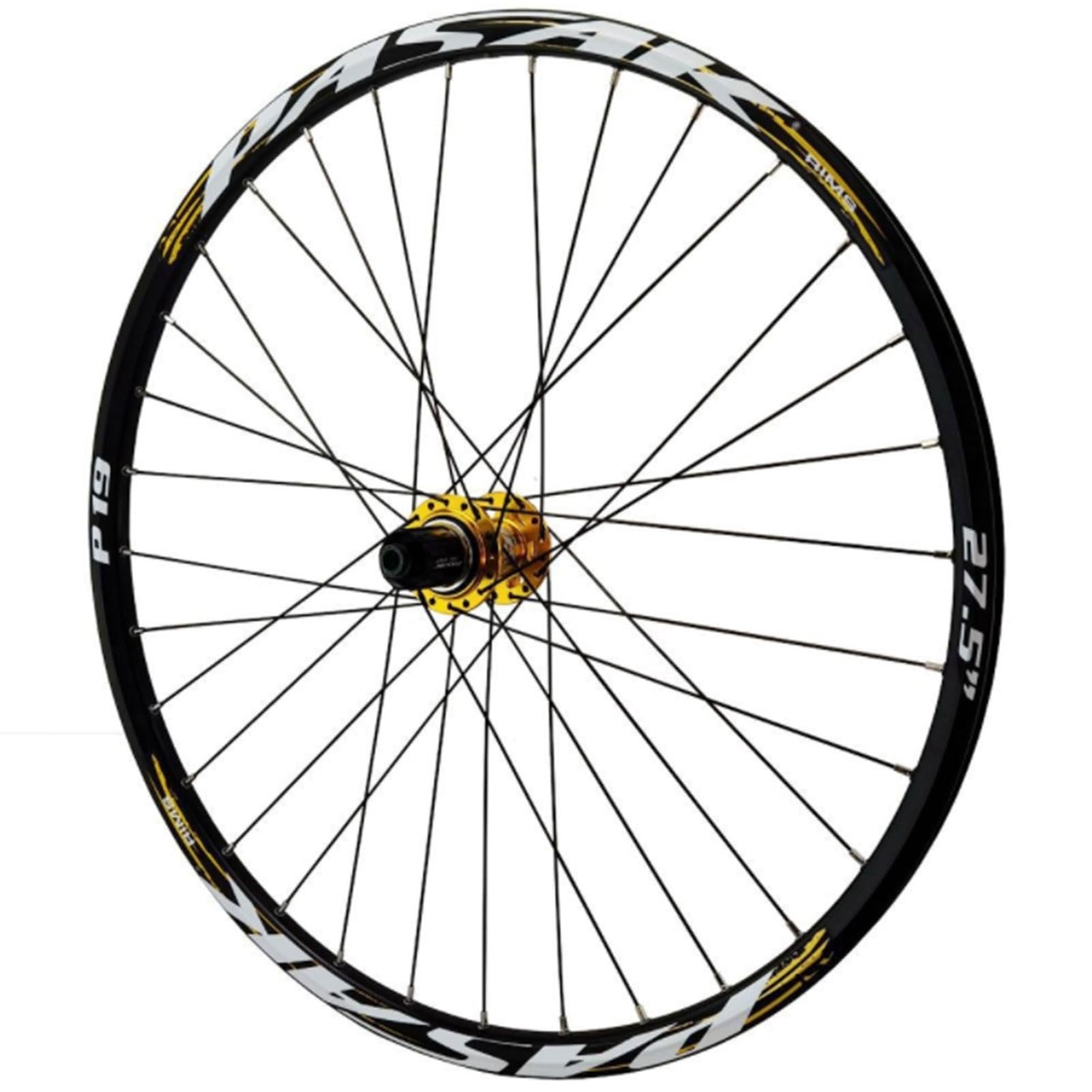 Ruote MTB 27.5/29ER da 26", Cerchi in Lega A Doppia Parete con Sgancio Rapido, Perno Passante 32 Fori Anteriori 2 Posteriori 4 Cuscinetti Freni A Disco Ruote da Ciclismo